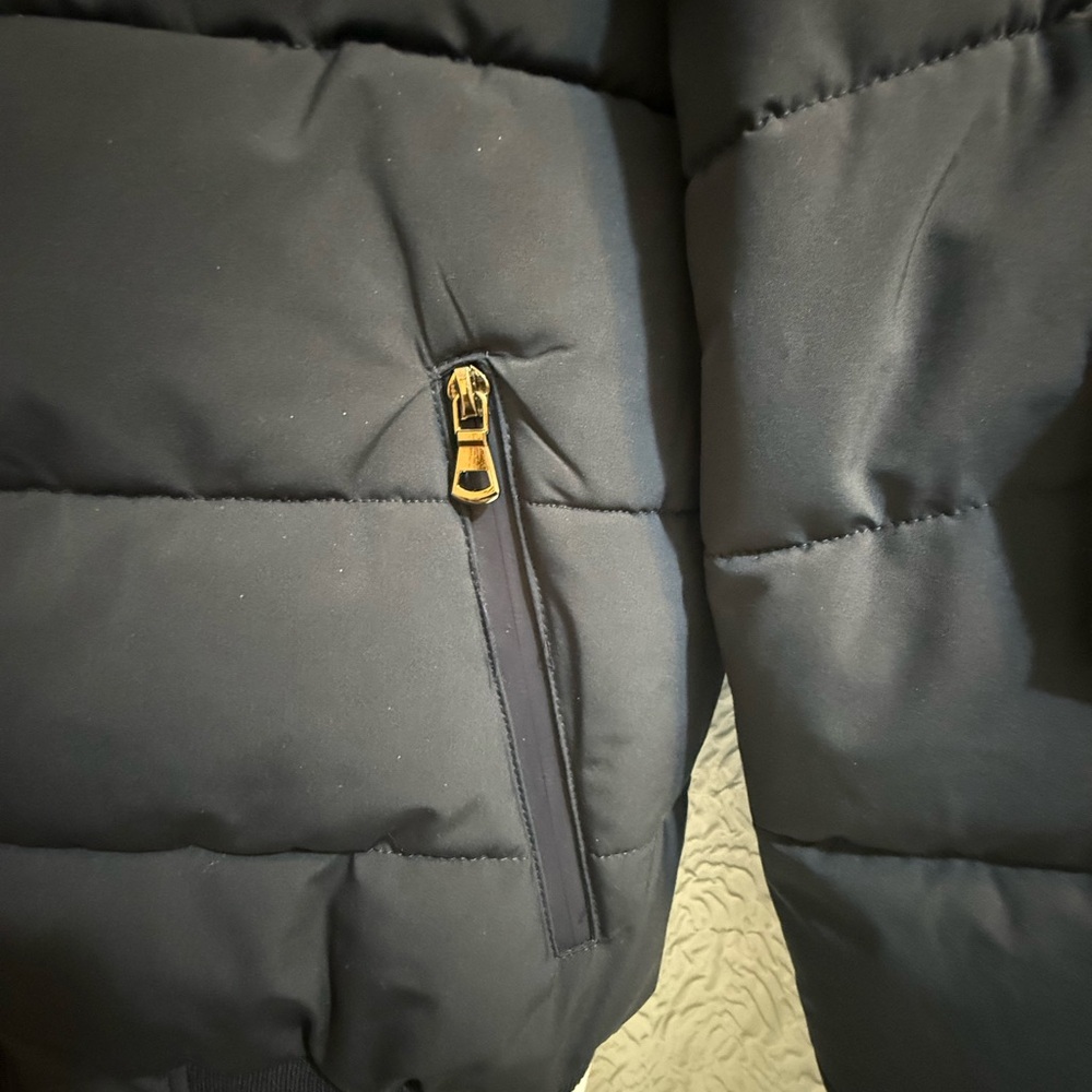 Men's Navy Bomber Jacket - Picture 3 of 8